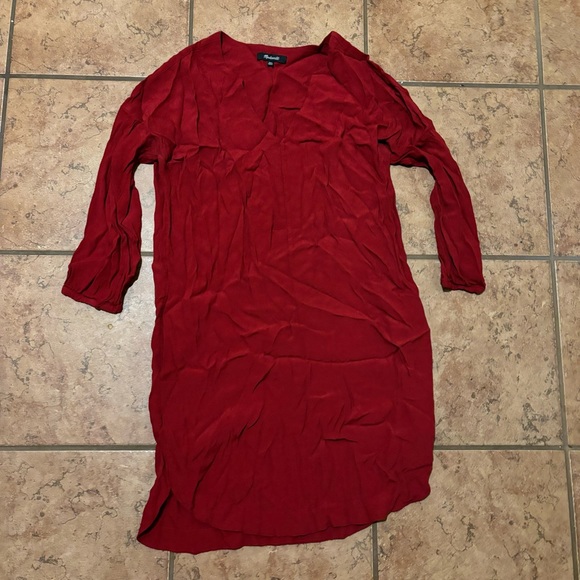 Madewell red tunic dress size XXS - Picture 2 of 4